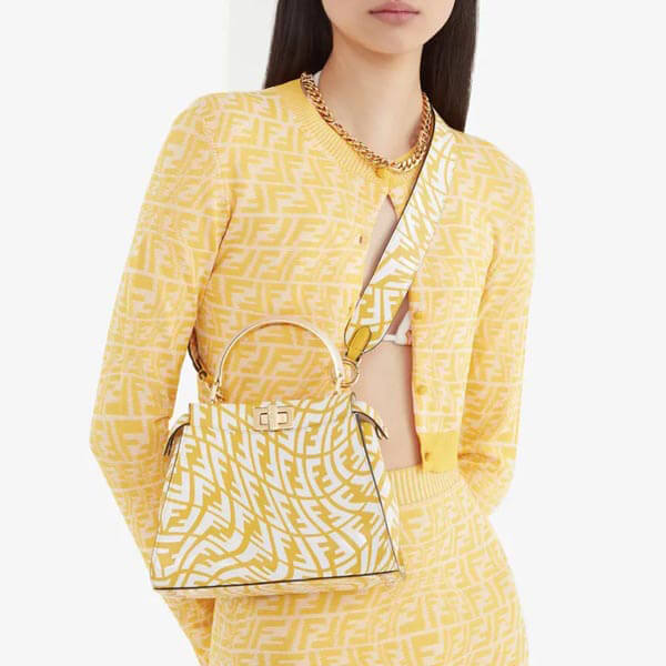 21SS【フェンディ】FFヴァーティゴ ピーカブー ショルダーバッグ偽物 8BN244AGKRF1E8K